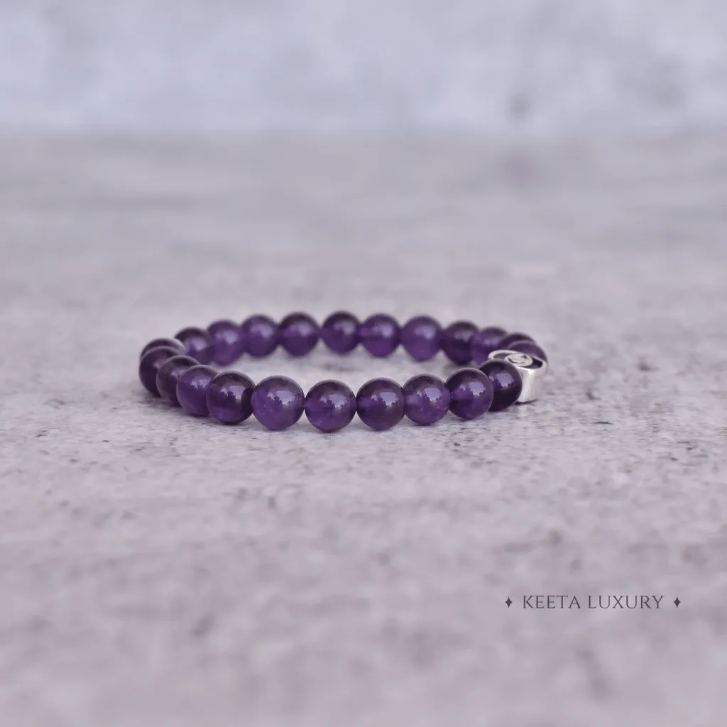 Gaze Of Protection - Amethyst Bracelets