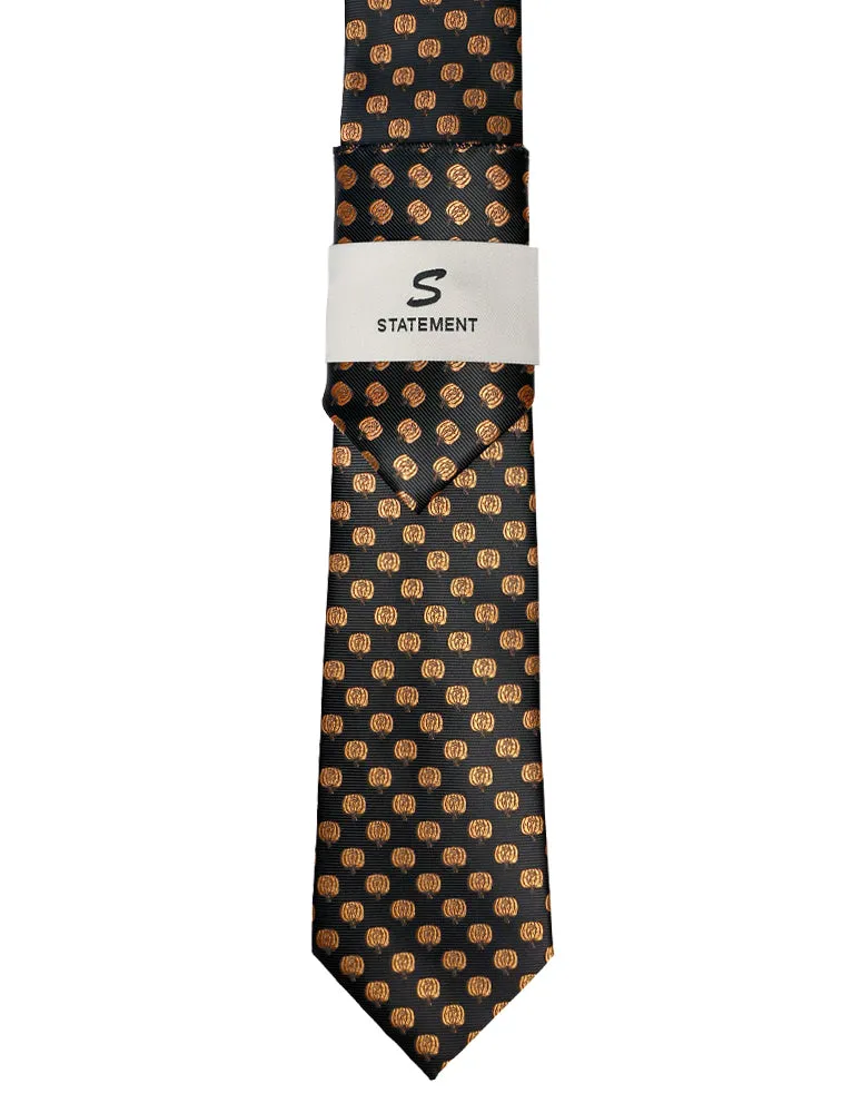 GOLD DOT 2 PC TIE & HANKIE SET