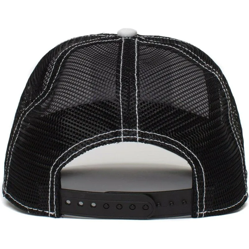 Goorin Bros Youth Sized Little Stripe Trucker Hat (White)