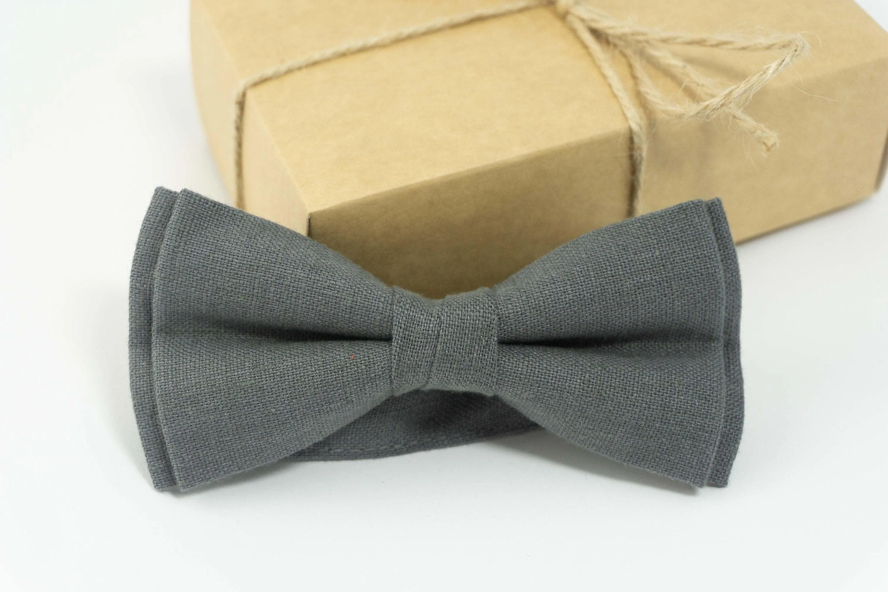 Gray color bow tie | gray wedding ties