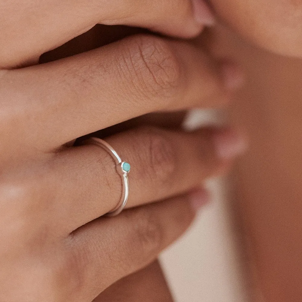 Healing Stone Ring Sterling Silver