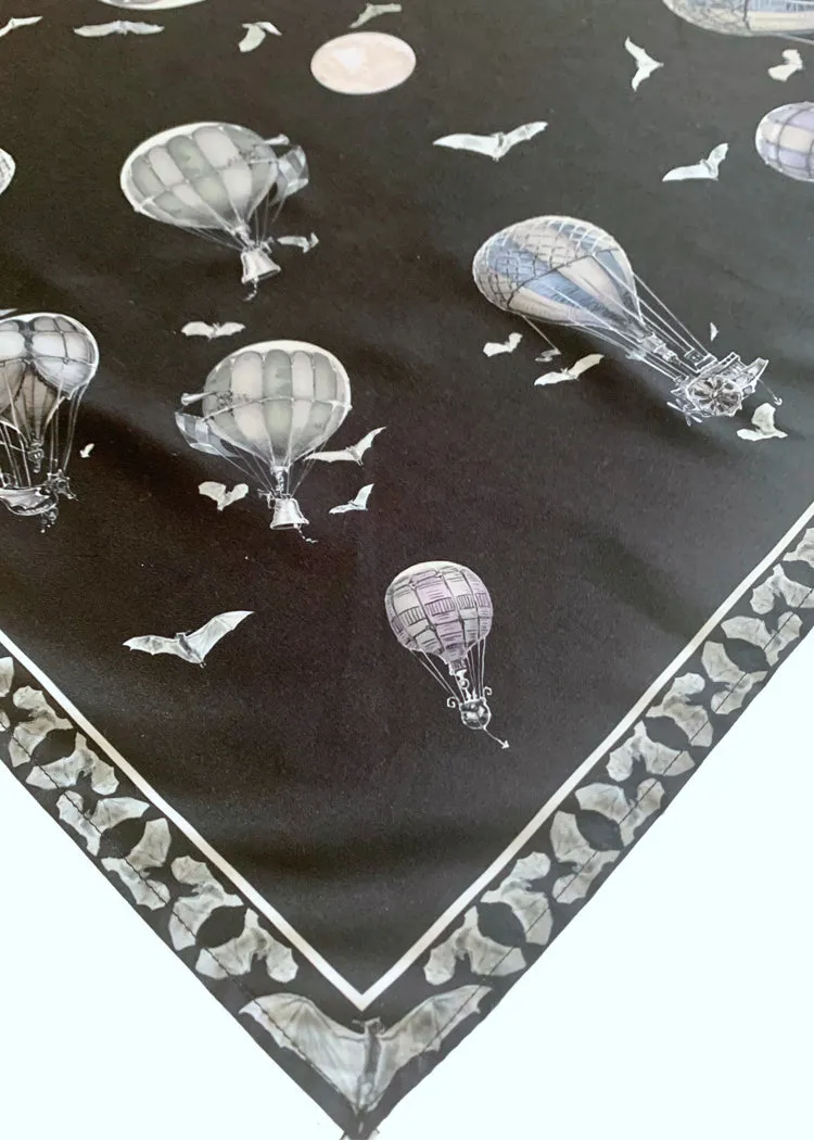 Hot Air Balloons at Night Scarf by fox savant