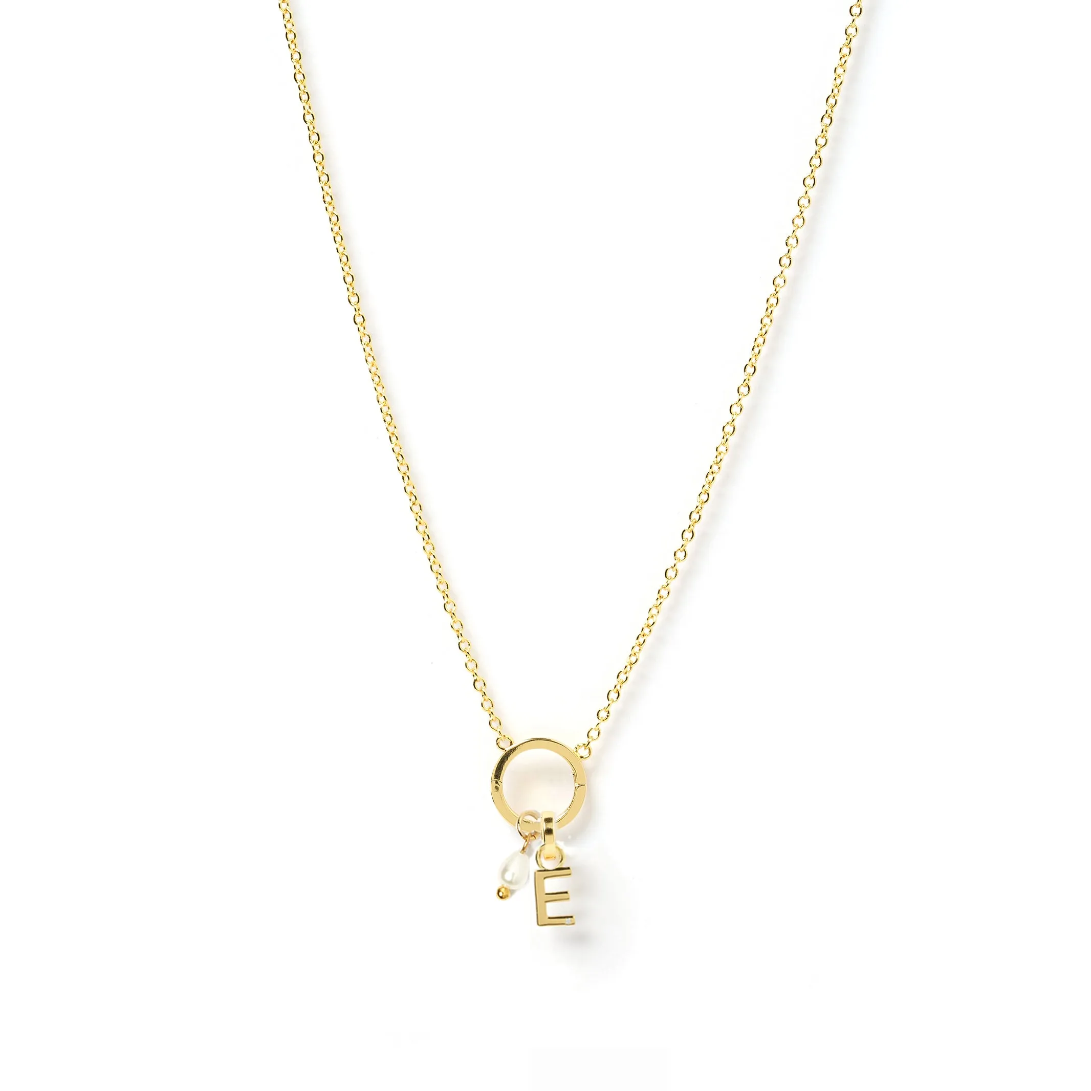 Initial 'O' Charm Necklace