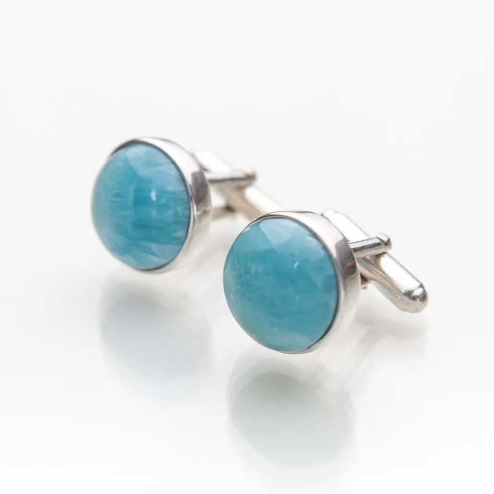 Larimar Cufflinks Mauro