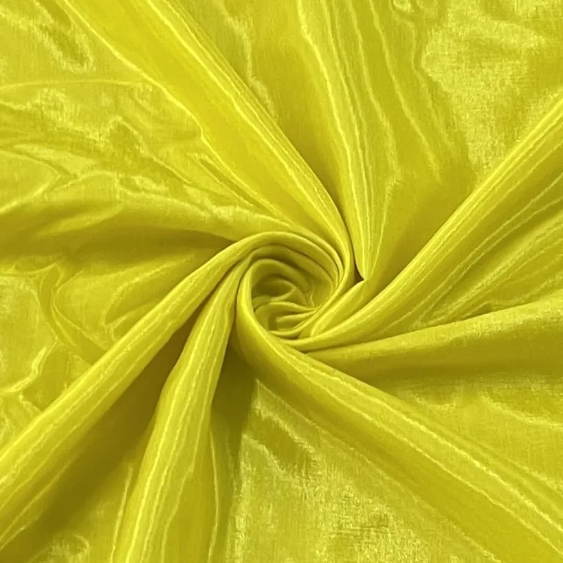 Lemon Yellow Solid Shantoon Fabric