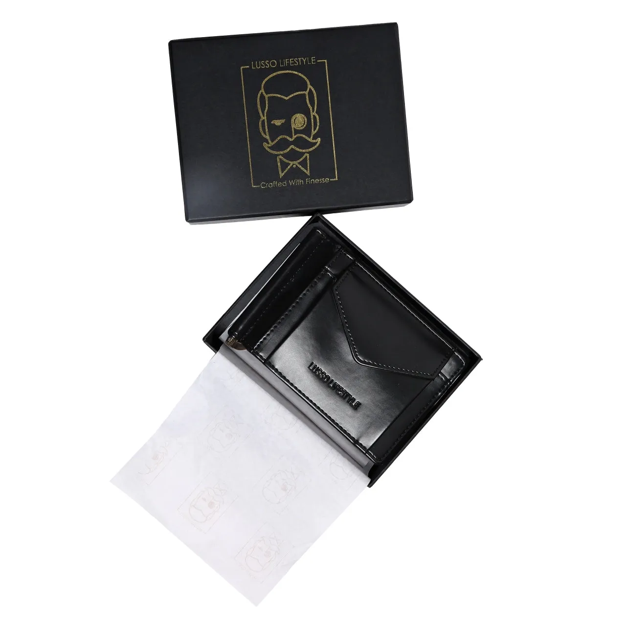 MARK - BLACK MONEY CLIPPER   COIN POUCH