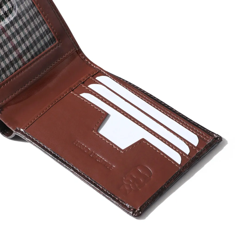 Merci - Croco Brown Wallet   Card Holder