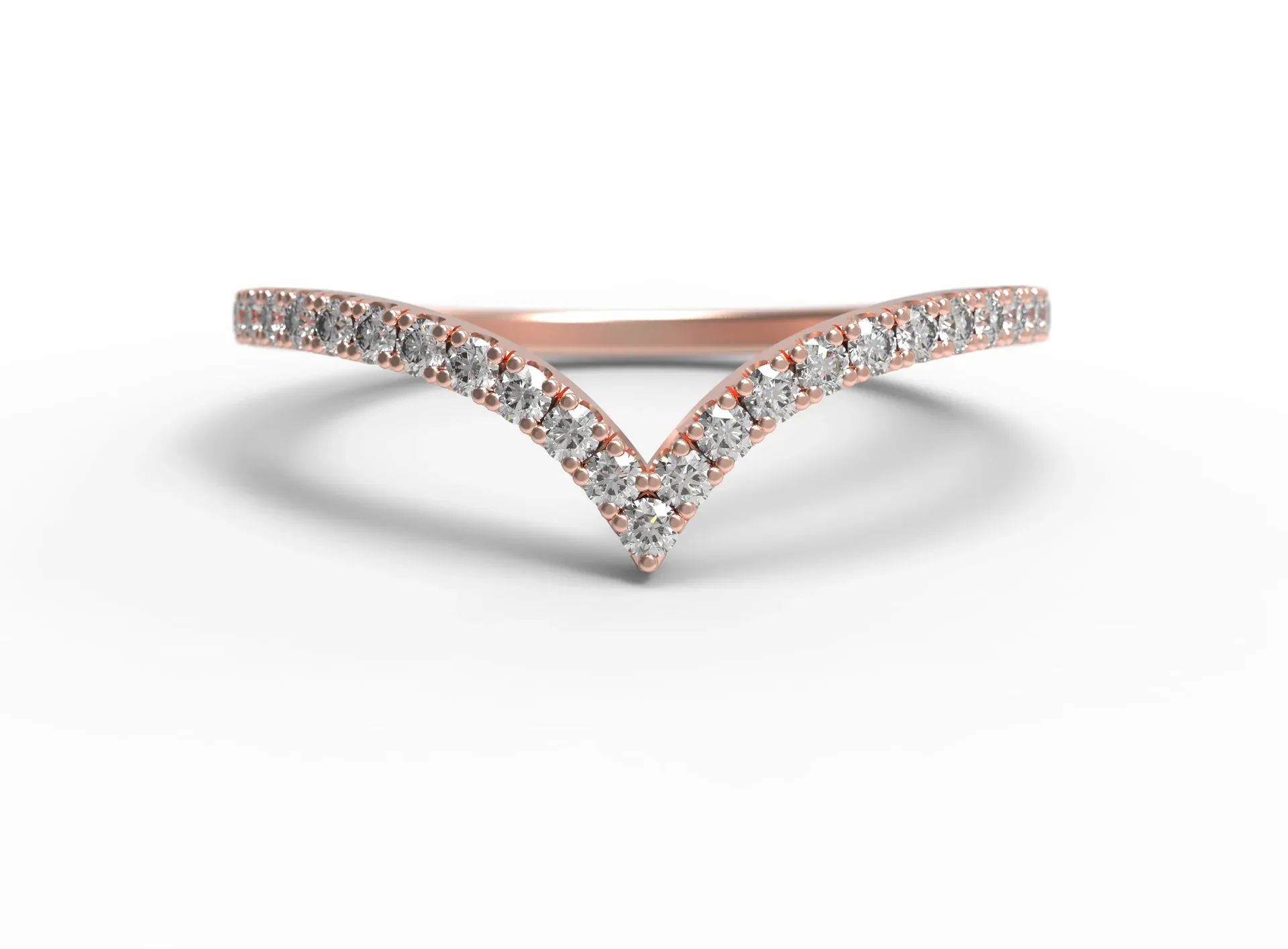 'Mia' Diamond Chevron Band