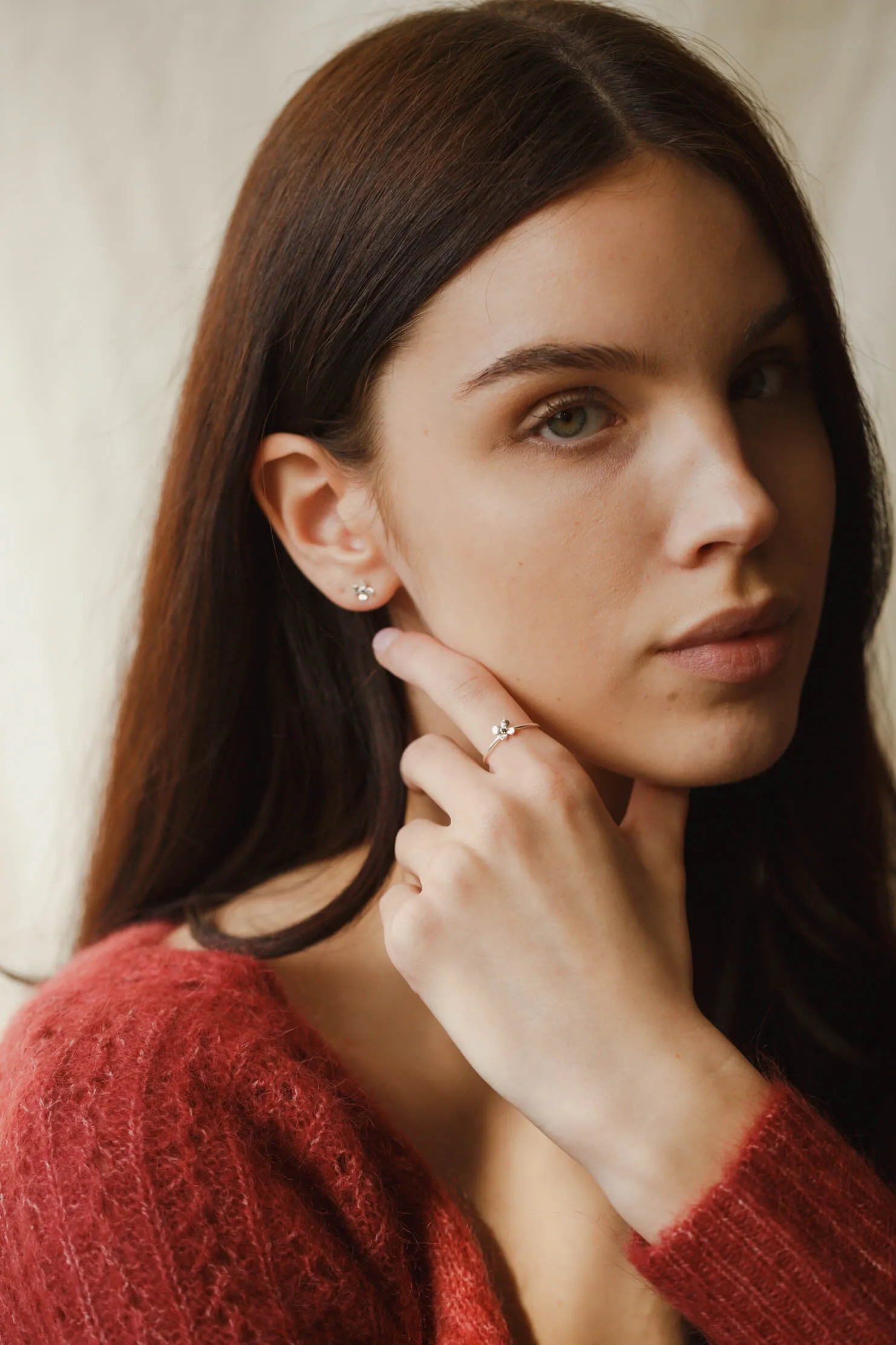 Midnight Blossom Ring