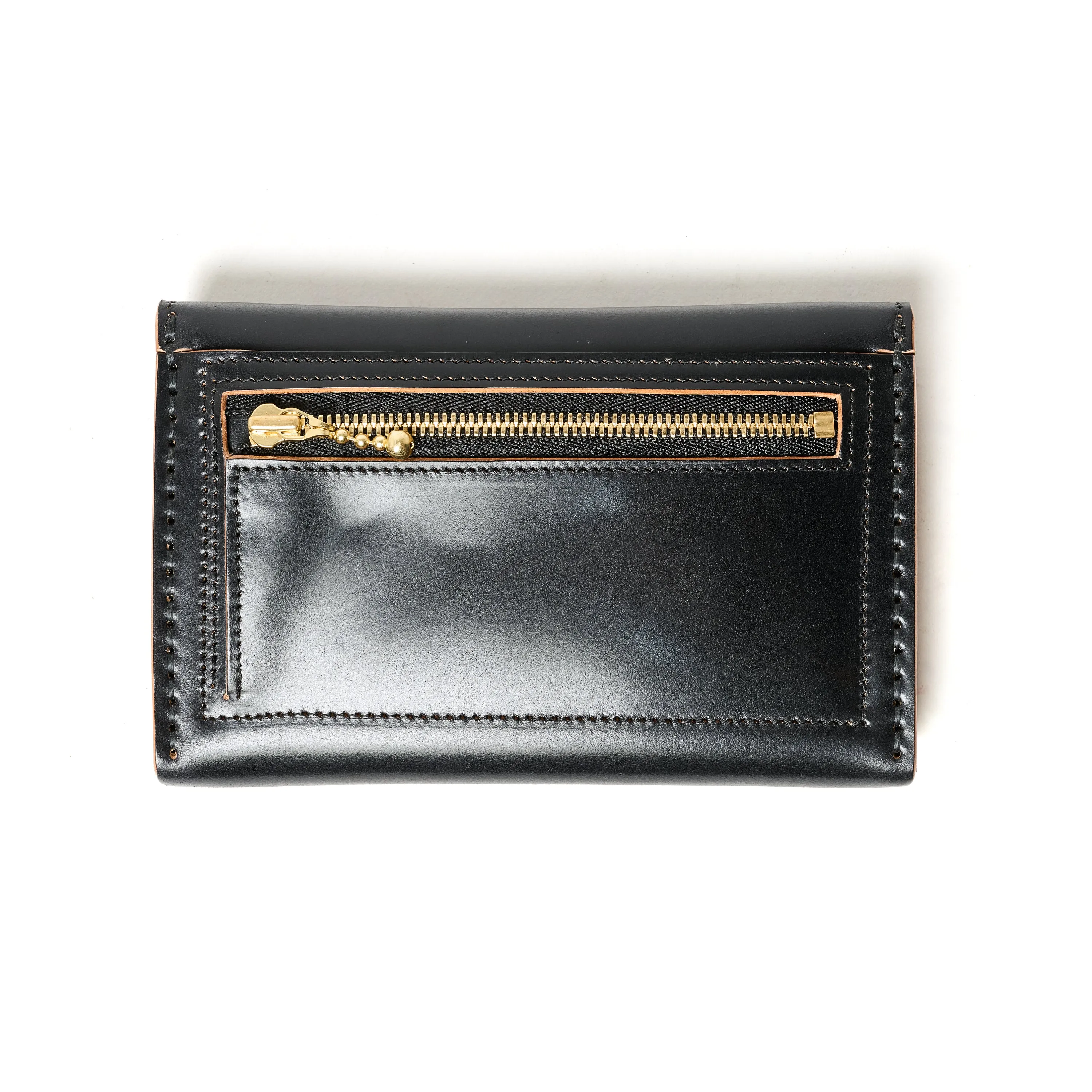 MULTI MIDDLE TRUCKERS WALLET (Cordovan leather)