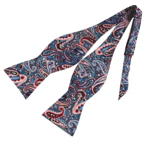 Paisley Cotton Self-Tie Bow Tie