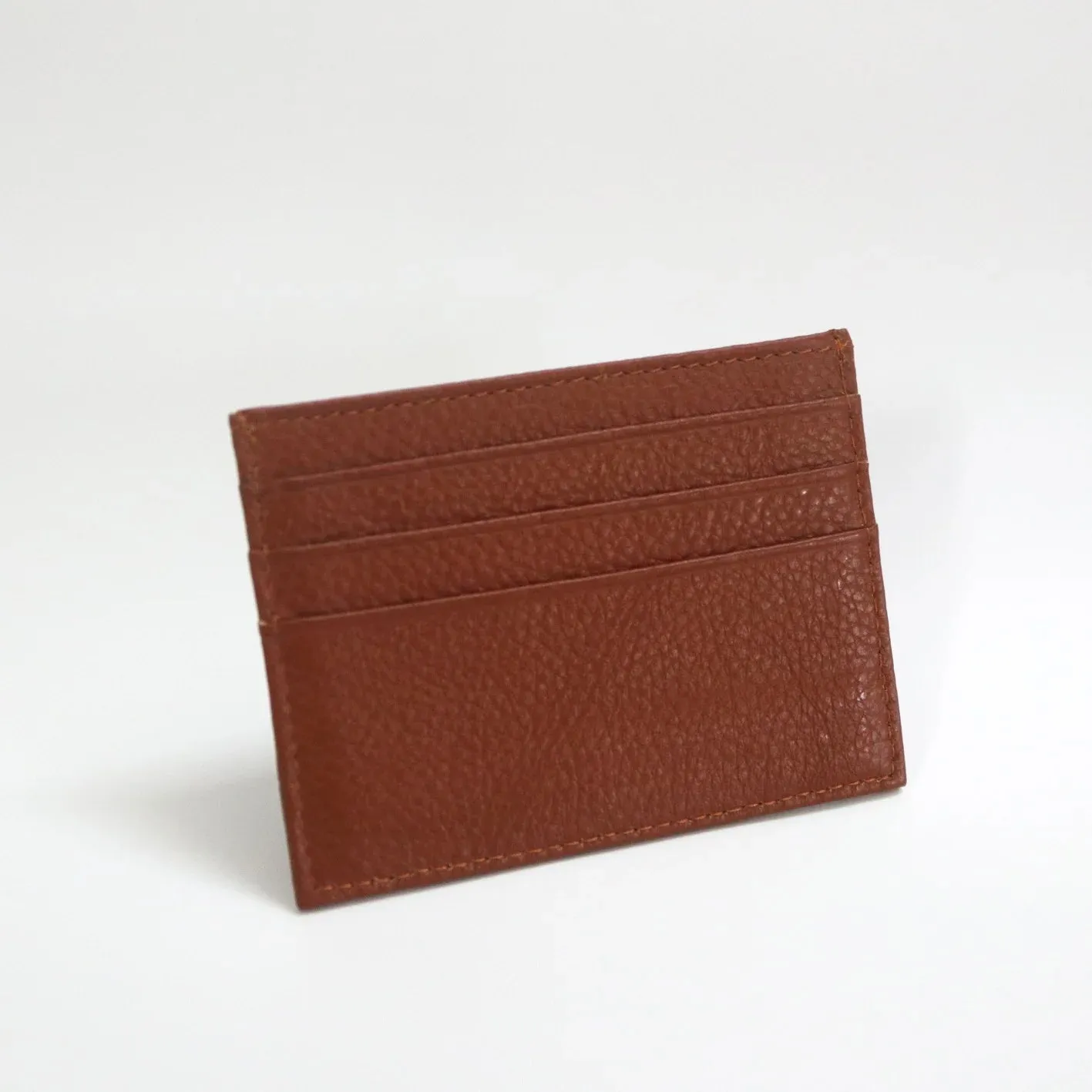 Personalized Leather Credit Card Holder