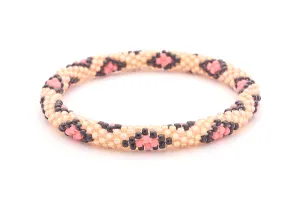 Pink Cheetah Bracelet - Extended 8"