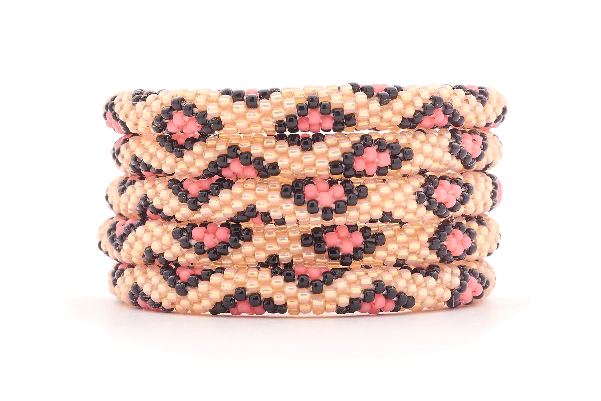 Pink Cheetah Bracelet - Extended 8"