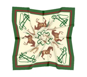 "Stile Equestre" Satin Scarf