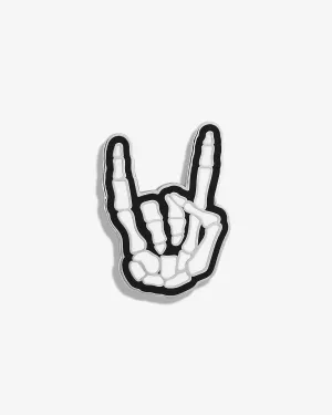 Rock On X-Ray Hand Lapel Pin