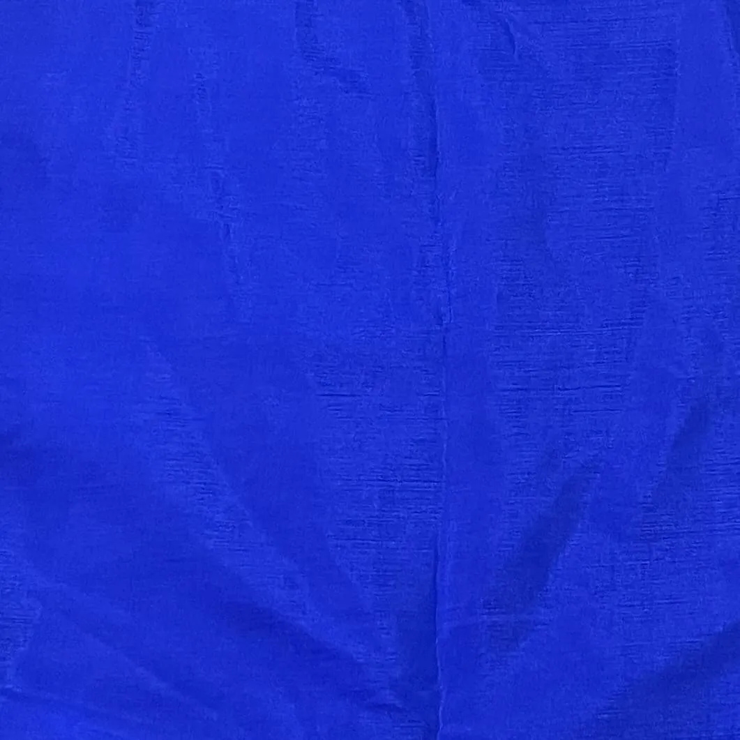 Royal Blue Solid Shantoon Fabric