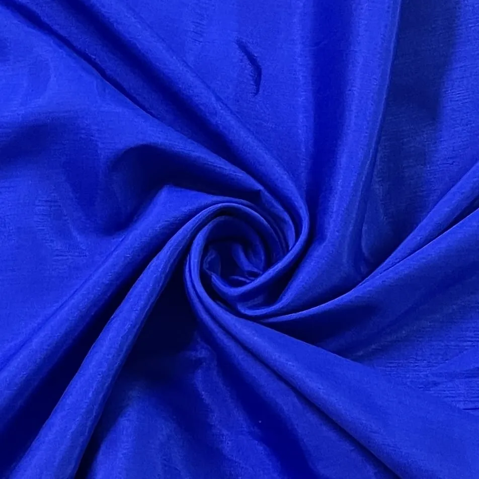 Royal Blue Solid Shantoon Fabric