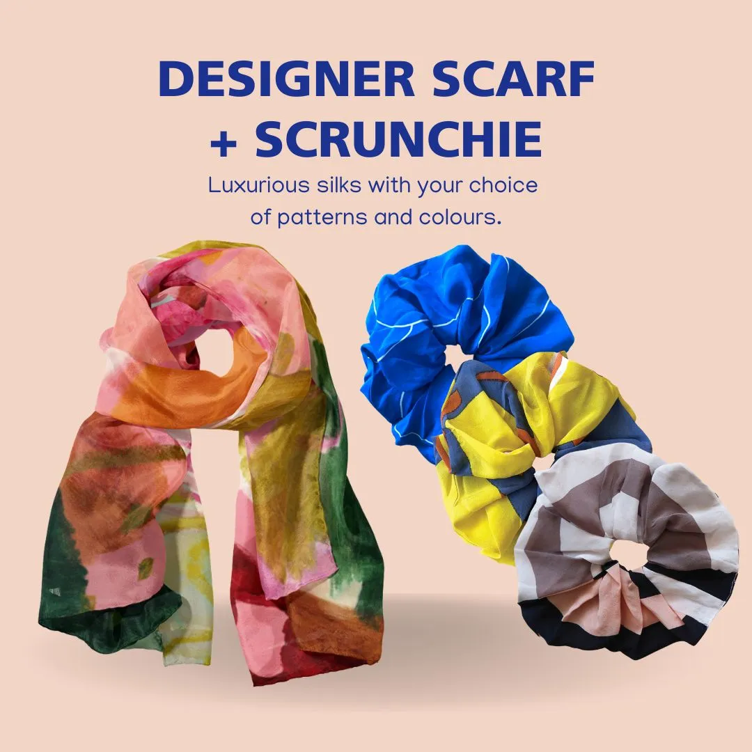 Scarf and Scrunchie Bundle