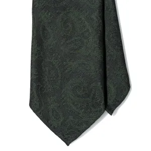 Silk Jacquard Tonal Paisley Seven-fold Tie