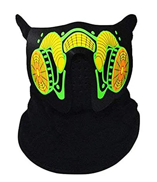 Sound Activated LED Half Mask