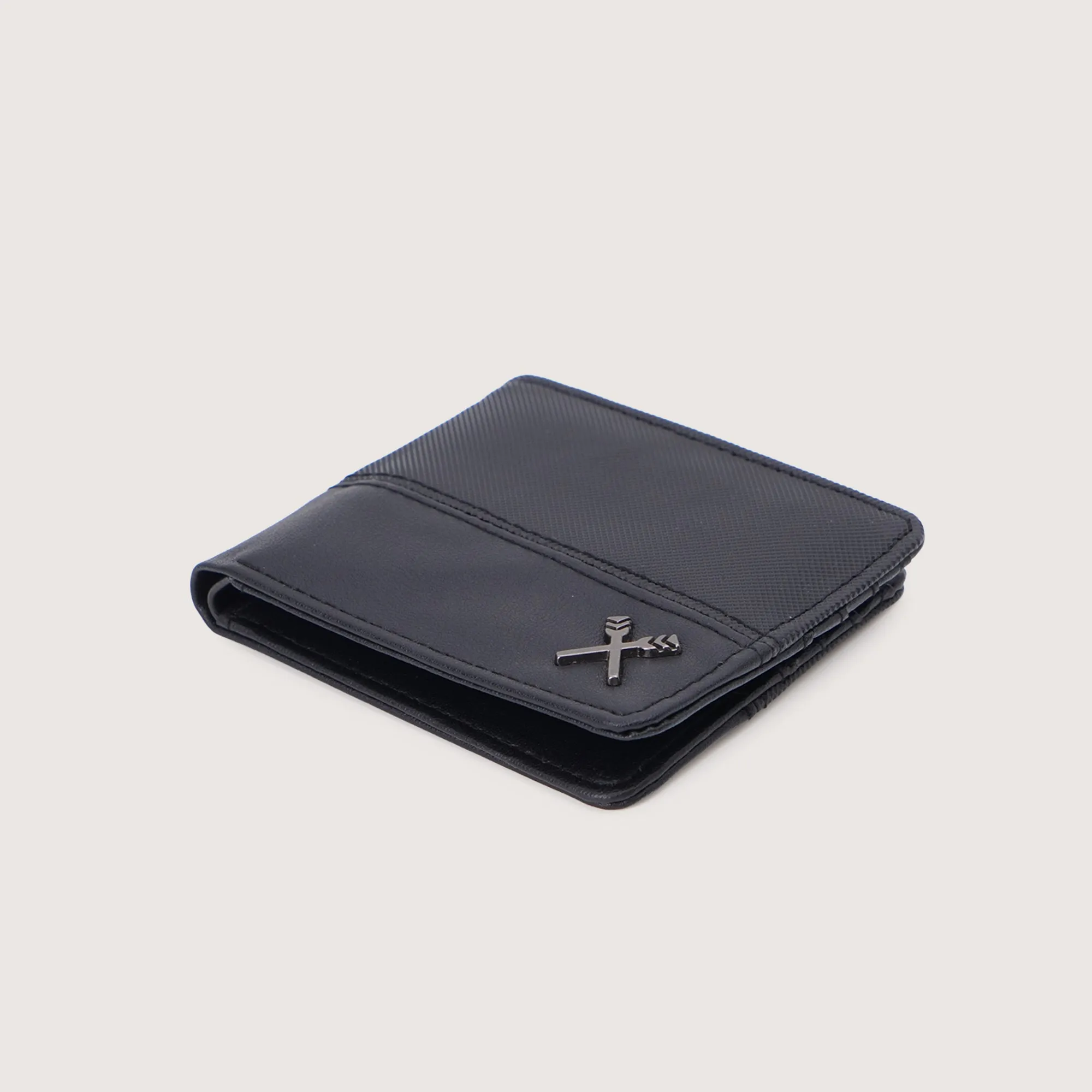 Textured Bi-Fold Wallet