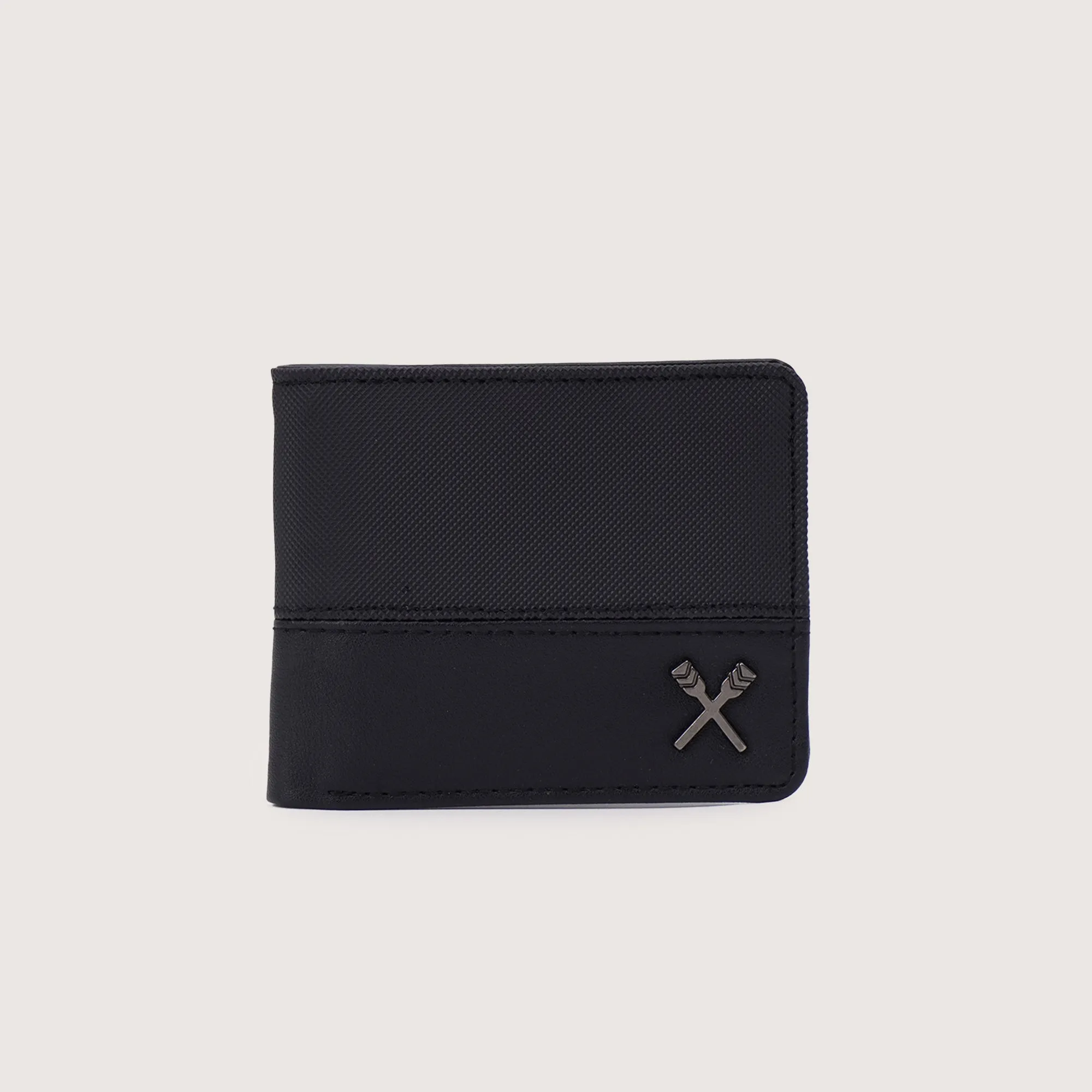 Textured Bi-Fold Wallet