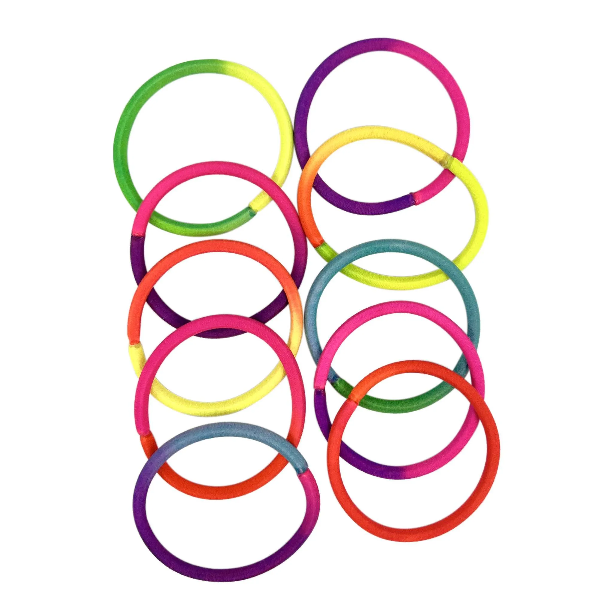 Two-Tone Hair Elastics