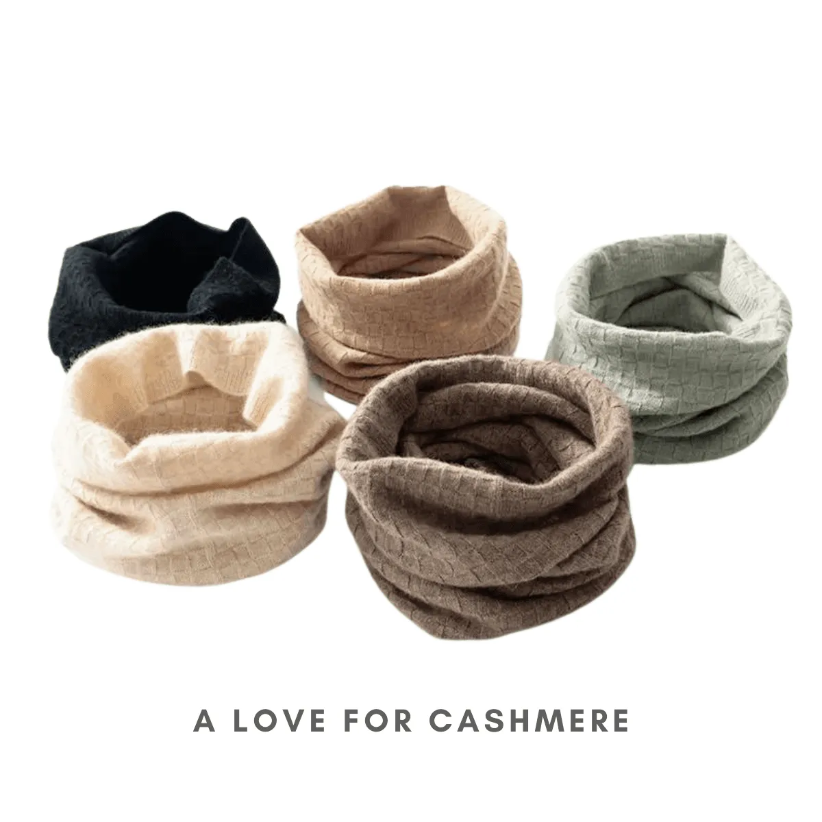 Unisex Winter Cashmere Neck Warmer Scarves