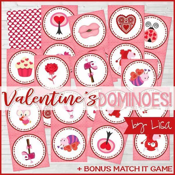 Valentine GAME TRIO Printable