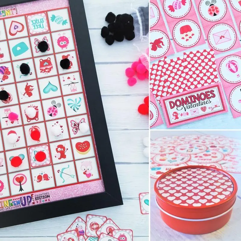 Valentine GAME TRIO Printable