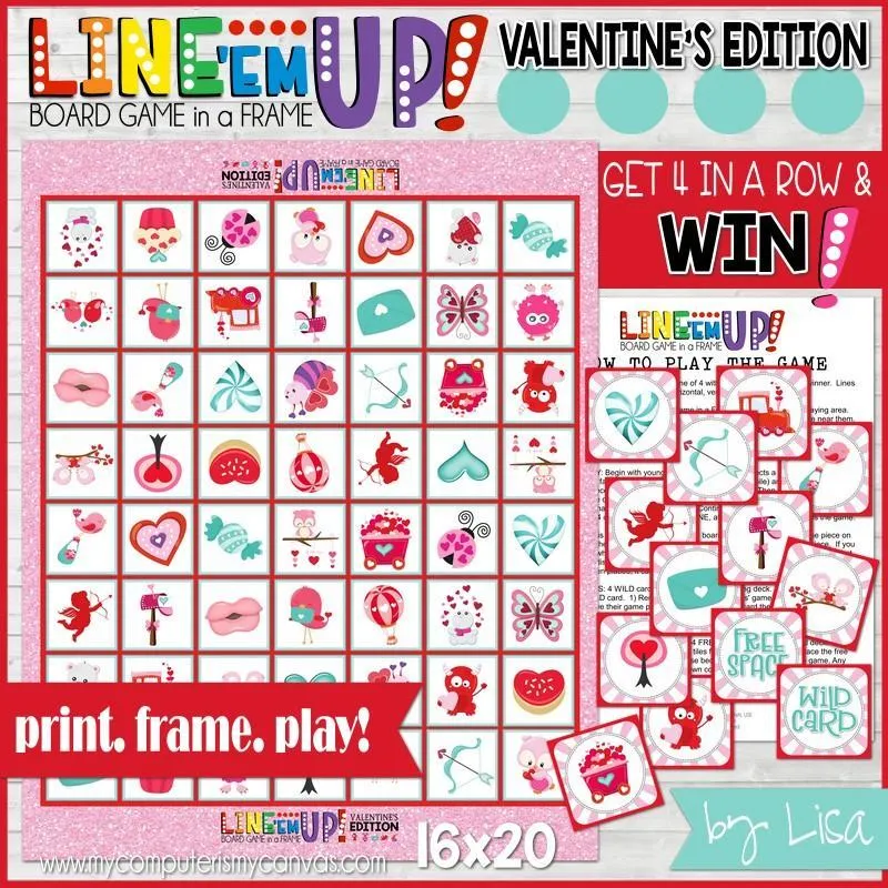 Valentine GAME TRIO Printable