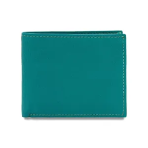 Wallet in Teal Calfskin