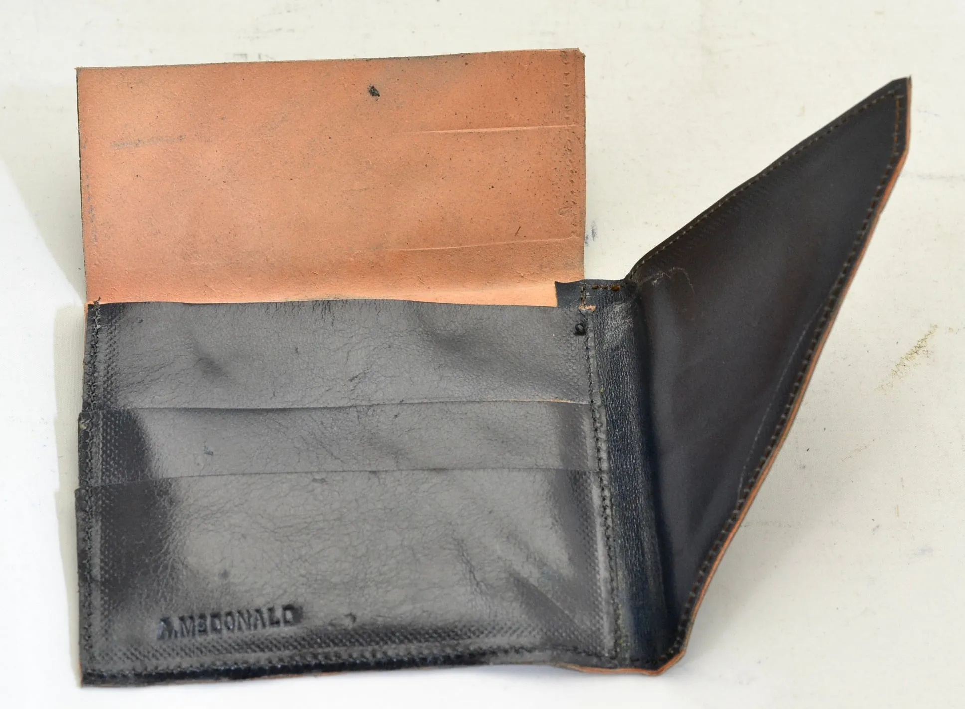 Wallet  |  rectangle navy cordovan