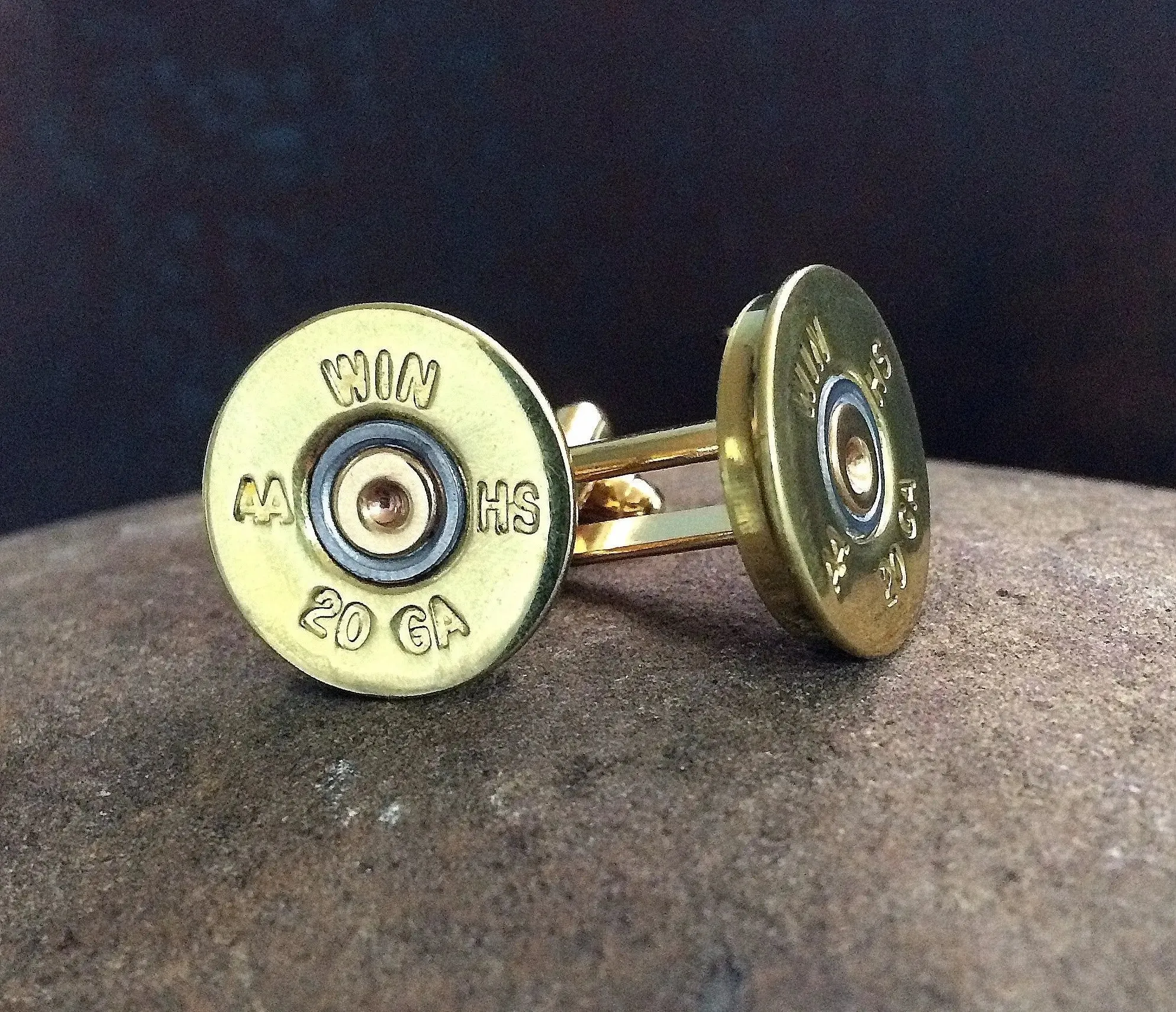 Winchester 20 Gauge Shotgun Bullet Cuff Links